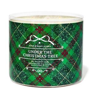 BBW Under the Christmas Tree 3 Wick Candle & Wallflower Refill Set
